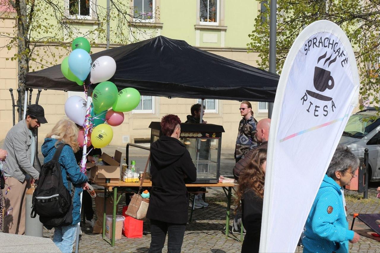 Unser Stand auf der Laufmeile